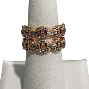 Bomb Party March 2026 Ring SZ 6 “The Charlotte Ring” Rose Gold Plating NWT